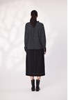 WINDSOR TOP - black stri